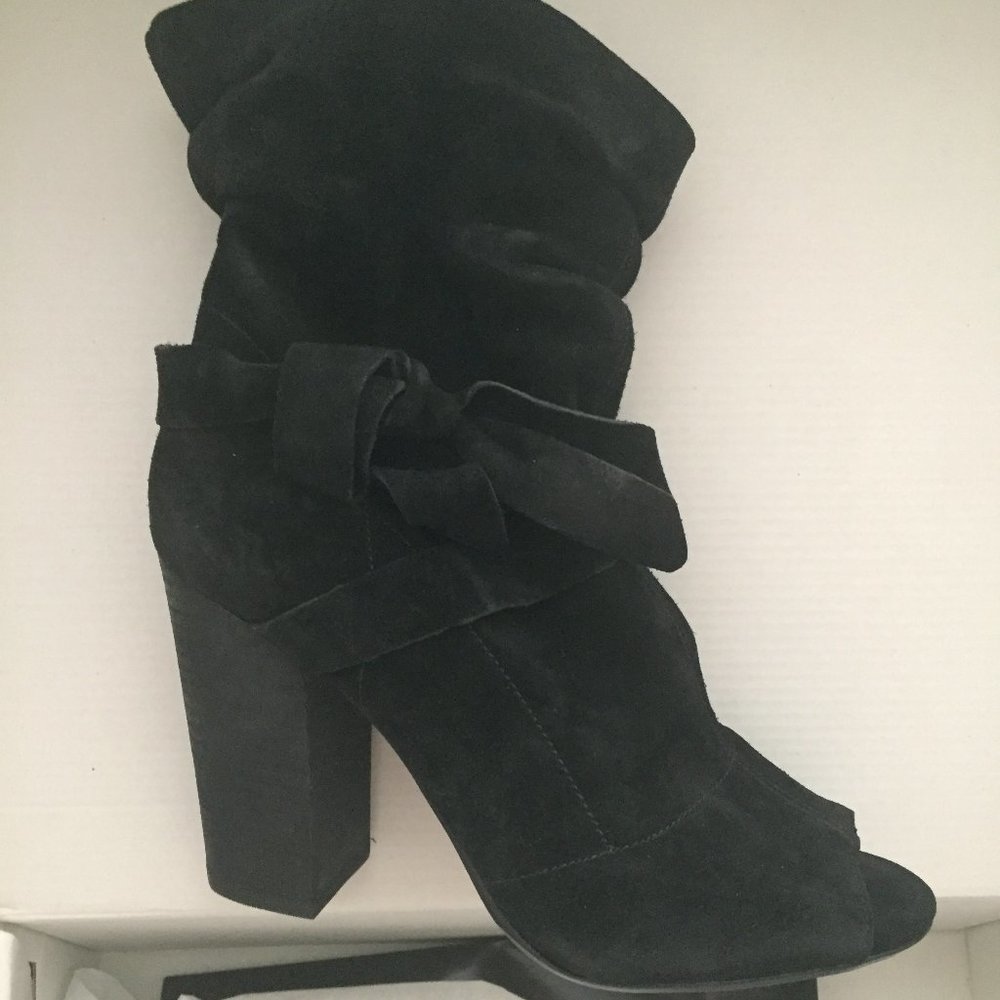 Nine West Ronia Slouchy Peep Toe Boot
